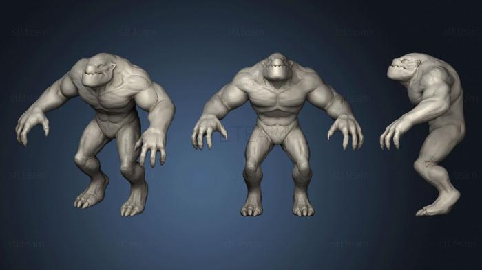 3D model monster (STL)